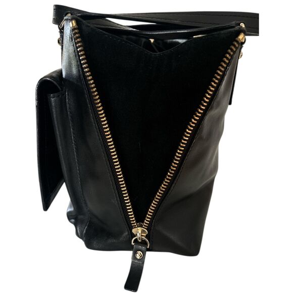Kate spade new york Varick Street Suede Austin black Shoulder bag Leather Tote - Picture 5 of 9